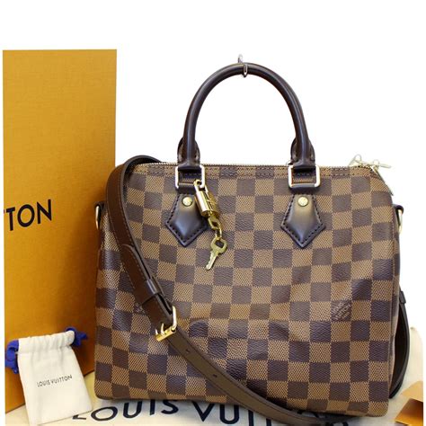 louis vuitton speedy 25 bandouliere damier azur|louis Vuitton Speedy 25 measurements.